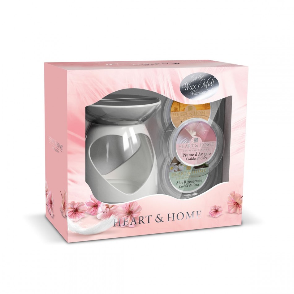 Heart & Home Set Bruciatore cuore e cialde