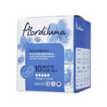 Fiordiluna Assorbenti notte con Ali in cotone Bio 10x