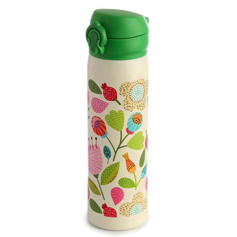 Borraccia Termica in Acciaio con Chiusura Ermetica - Autunno Floreale 450 ml