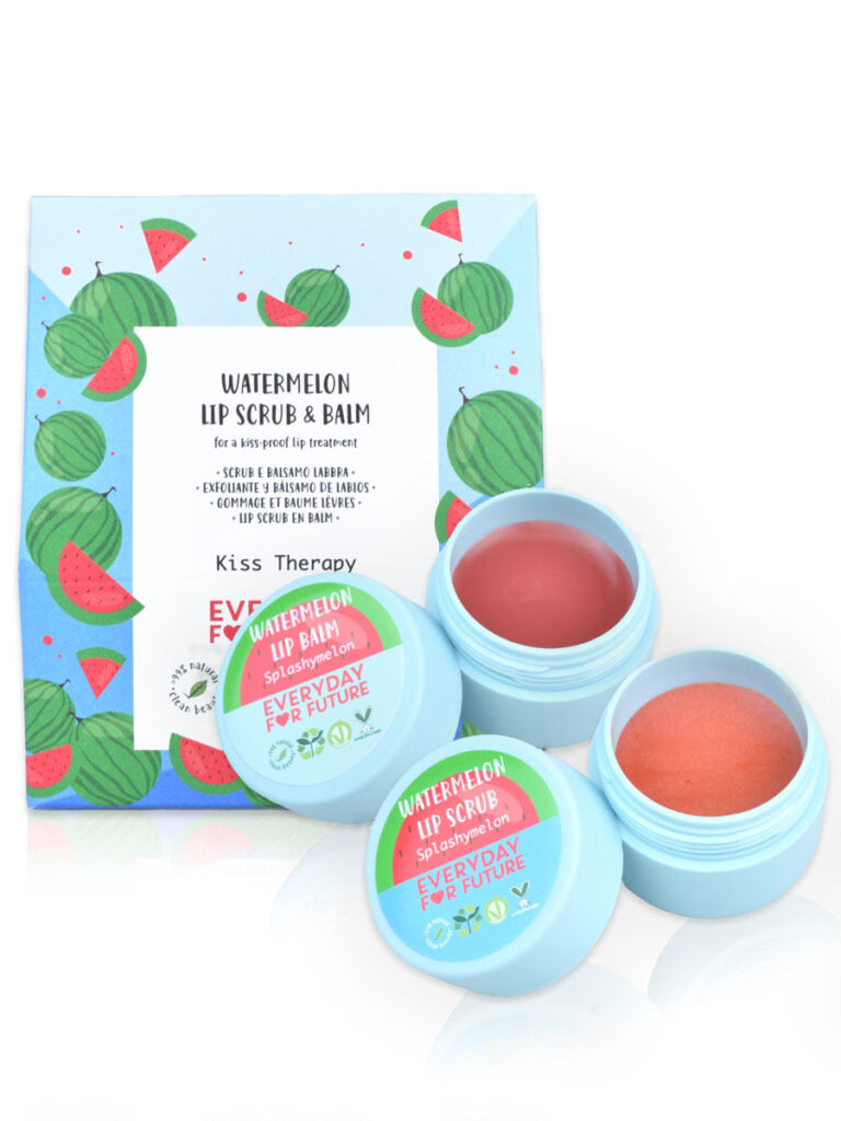 EveryDayForFuture Kiss Therapy - Watermelon Lip Scrub & Balm