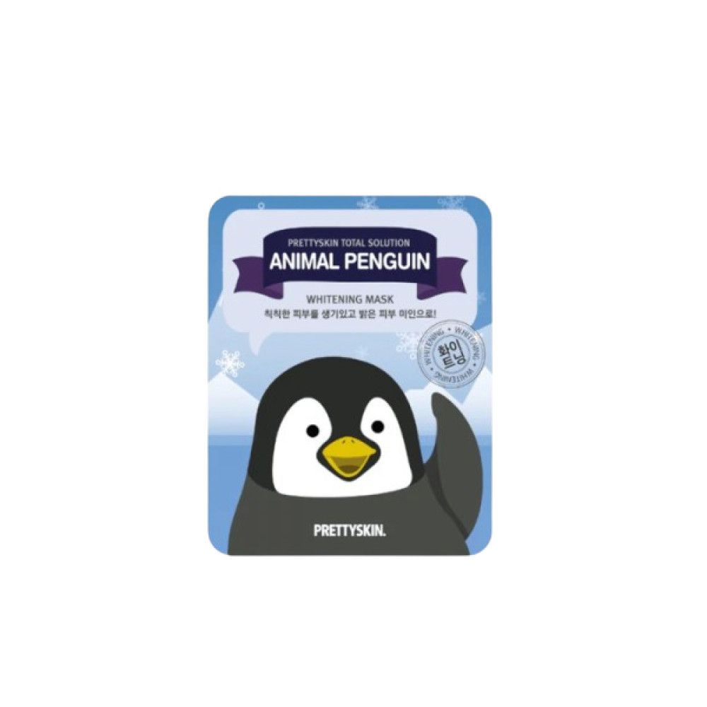 Pretty Skin PINGUINO - Maschera Viso Illuminante Tessuto