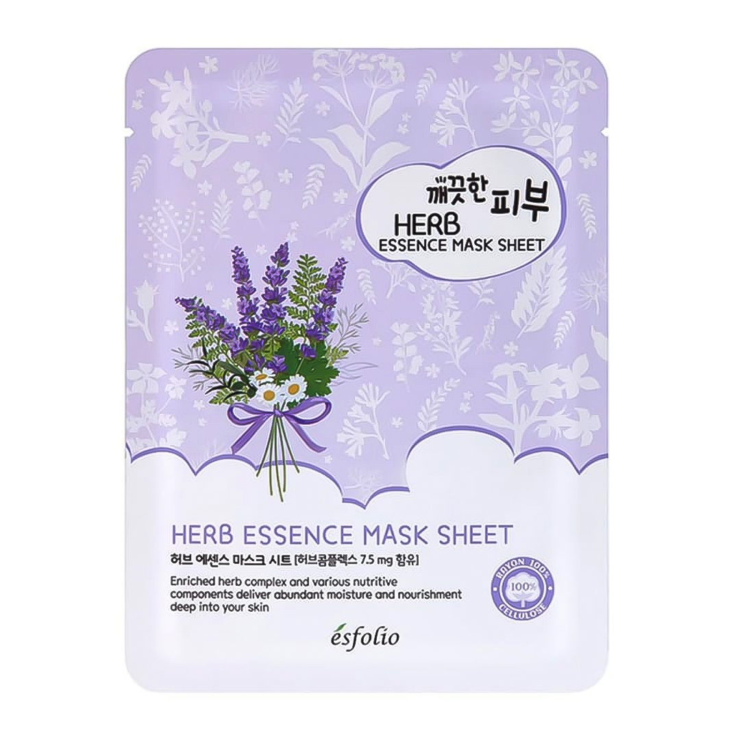 Esfolìo - Maschera Viso in Tessuto con Lavanda e Rosmarino