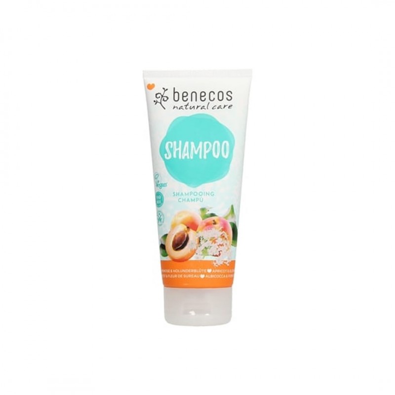 Benecos Shampoo albicocca e fiori di sambuco