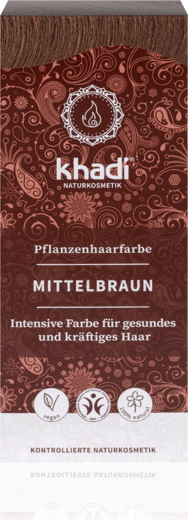 Khadi Tinta Vegetale - Castano Medio 100g