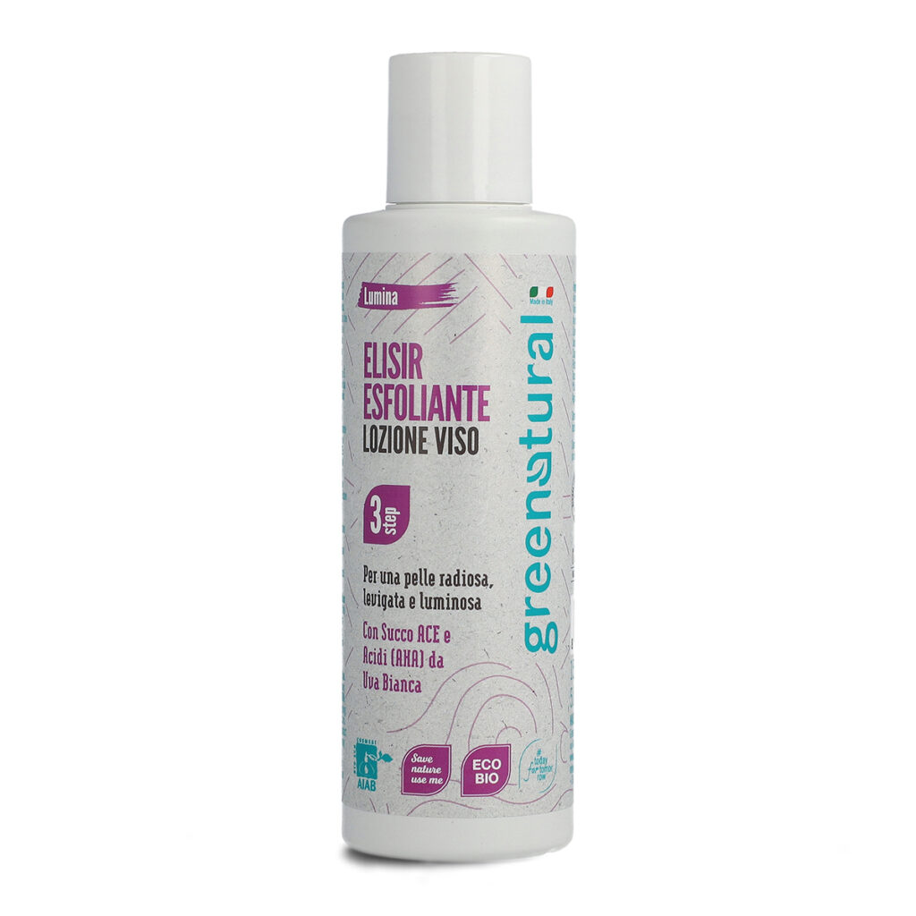 Green Natural Lumina Elisir esfoliante Lozione viso 150 ml