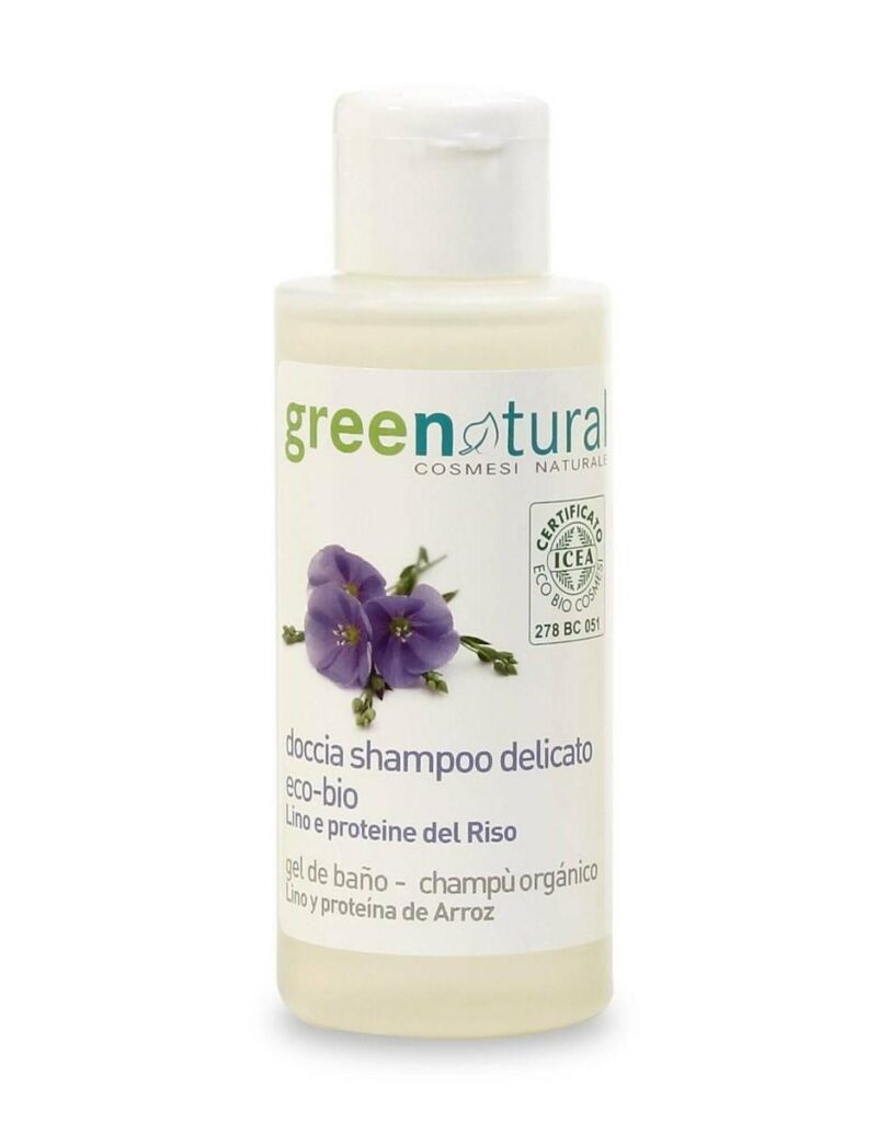 Green Natural Docciashampoo Lino e Riso - 100 ml