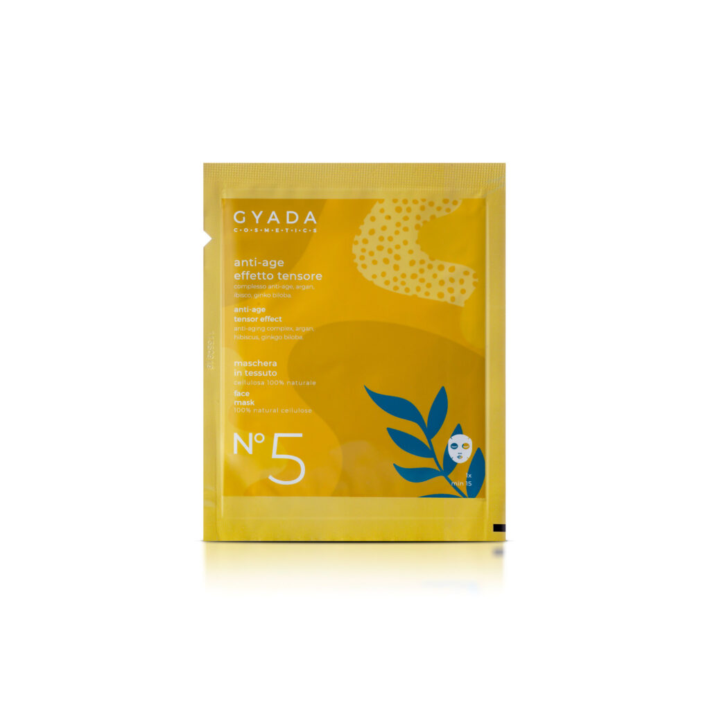 Gyada Cosmetics Maschera in Tessuto n. 5 - Anti-Age / Effetto Tensore