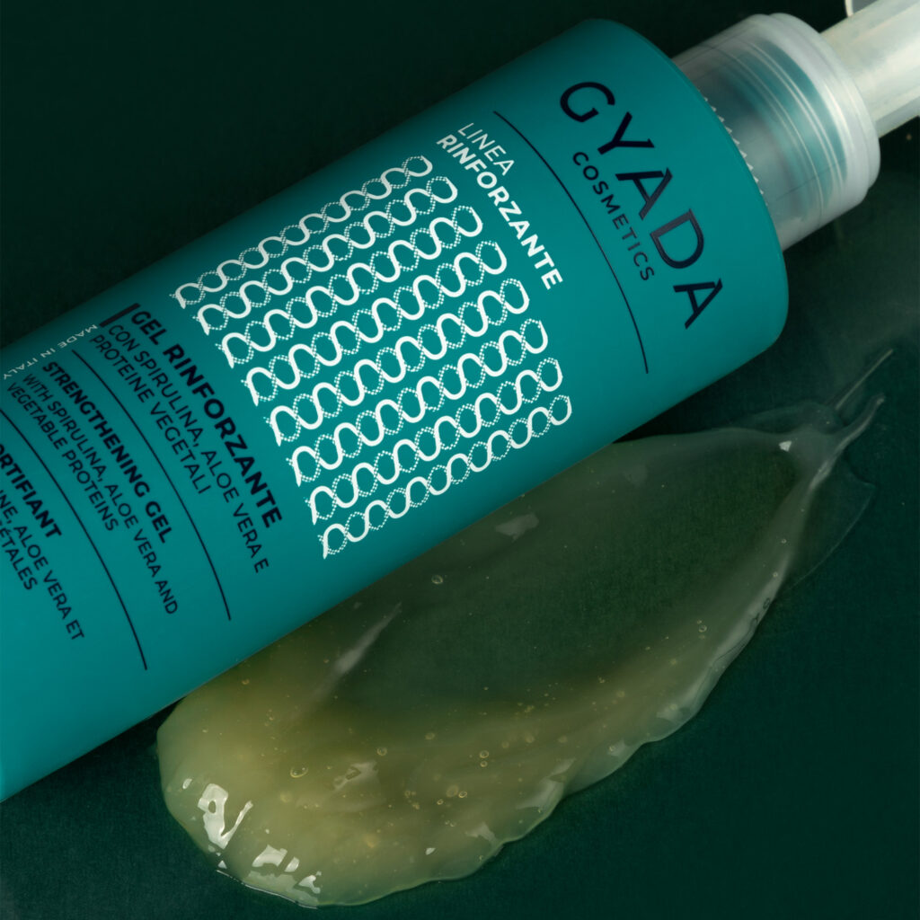 Gyada Cosmetics Gel capelli rinforzante con Spirulina e Aloe 150ml