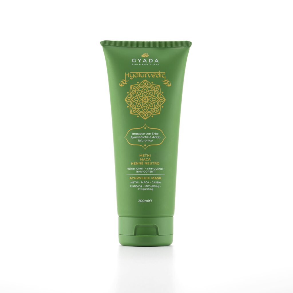 Gyada Cosmetics Hyalurvedic Impacco Ayurvedico Fortificante - Methi, Maca, Hennè Neutro 200ml