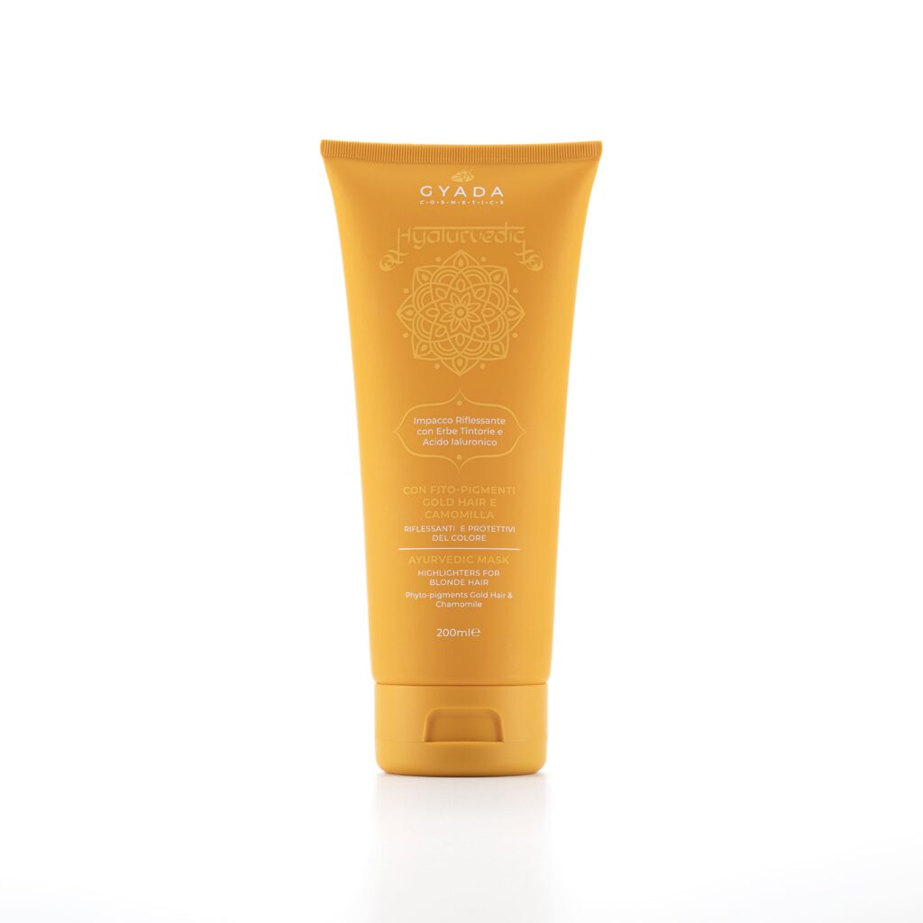 Gyada Cosmetics Hyalurvedic Impacco Ayurvedico Riflessante Gold Hair 200ml