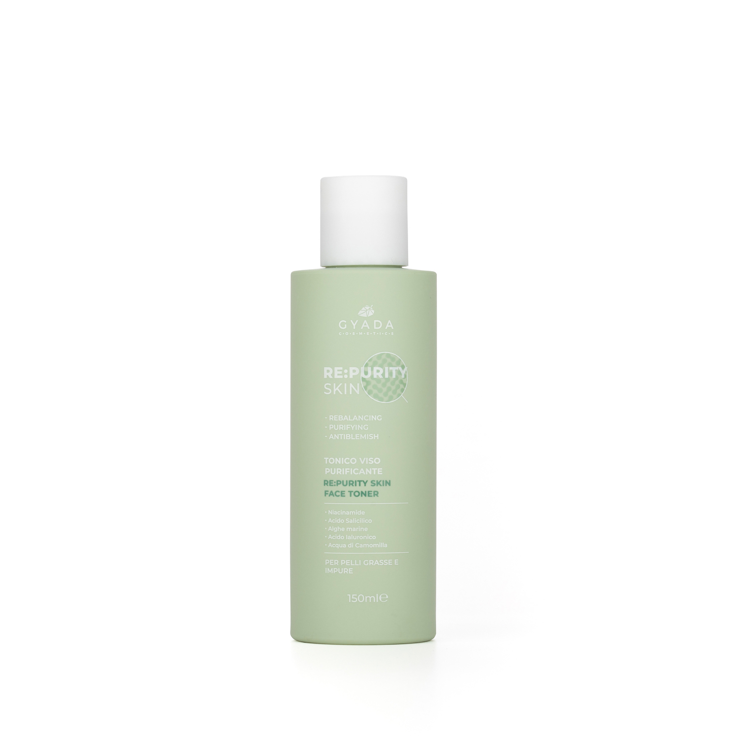 Gyada Cosmetics Re-Purity Skin Face Toner - Tonico Viso Purificante 150ml
