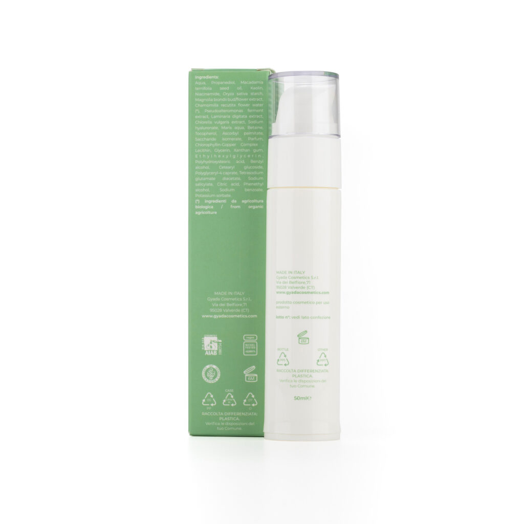 Gyada Cosmetics Re-Purity Skin Face Cream Gel - Crema Gel Viso effetto Opacizzante 50ml