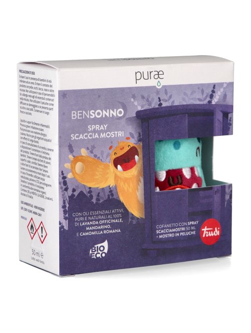Nasoterapia BenSonno Spray scaccia mostri + Peluche Turchese TRUDI