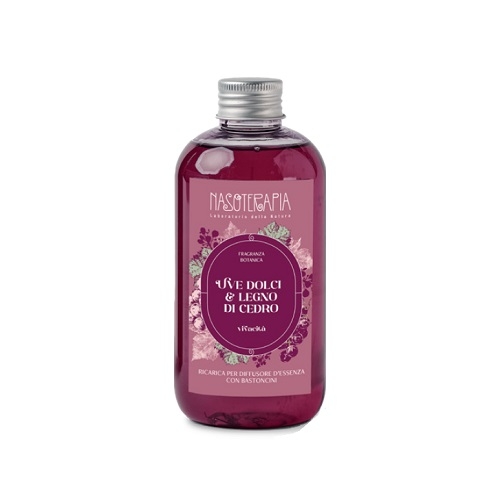 Nasoterapia Ricarica per diff. bast. 250 ml UVE DOLCI E LEGNO DI CEDRO