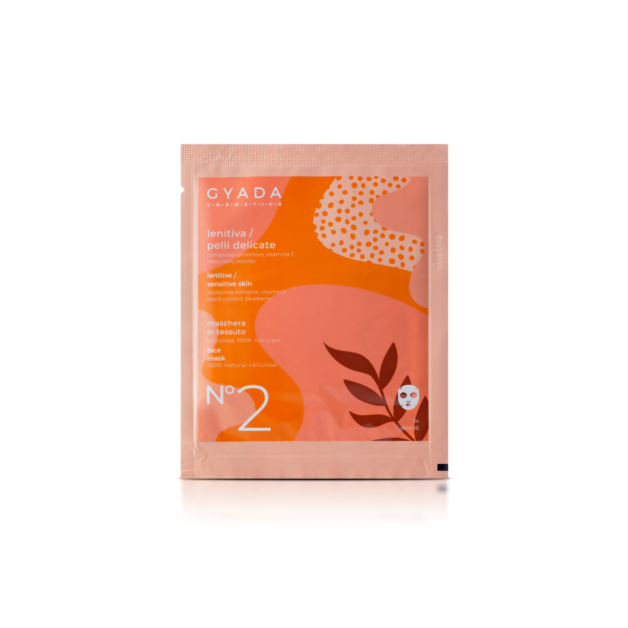 Gyada Cosmetics Maschera in Tessuto n. 2 - Lenitiva / Pelli Delicate