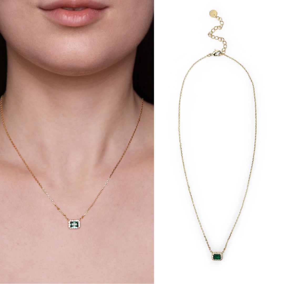 Veramè Collana Anastasia Oro Verde