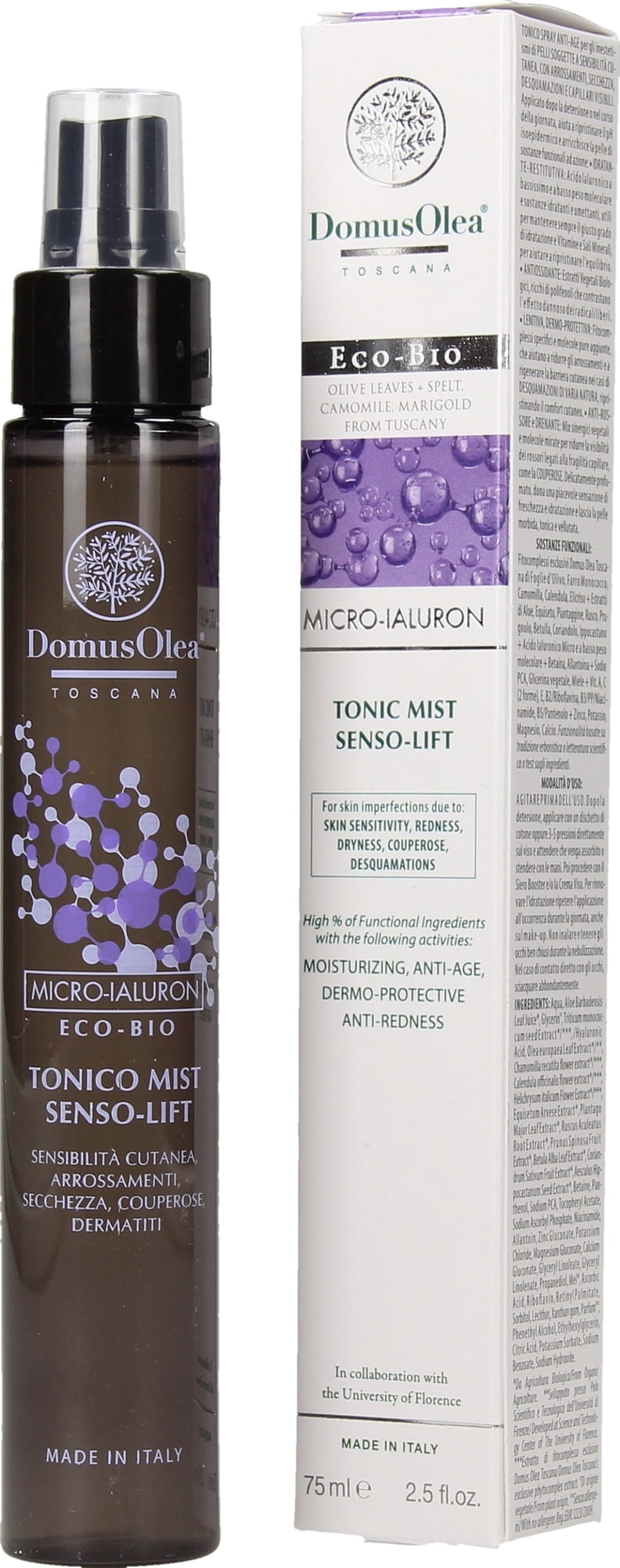 Domus Olea Toscana Tonico Mist Senso Lift 75ml