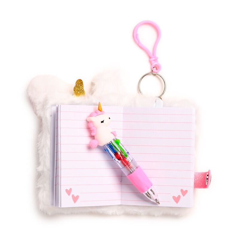 Mini Notebook con Penna Unicorno