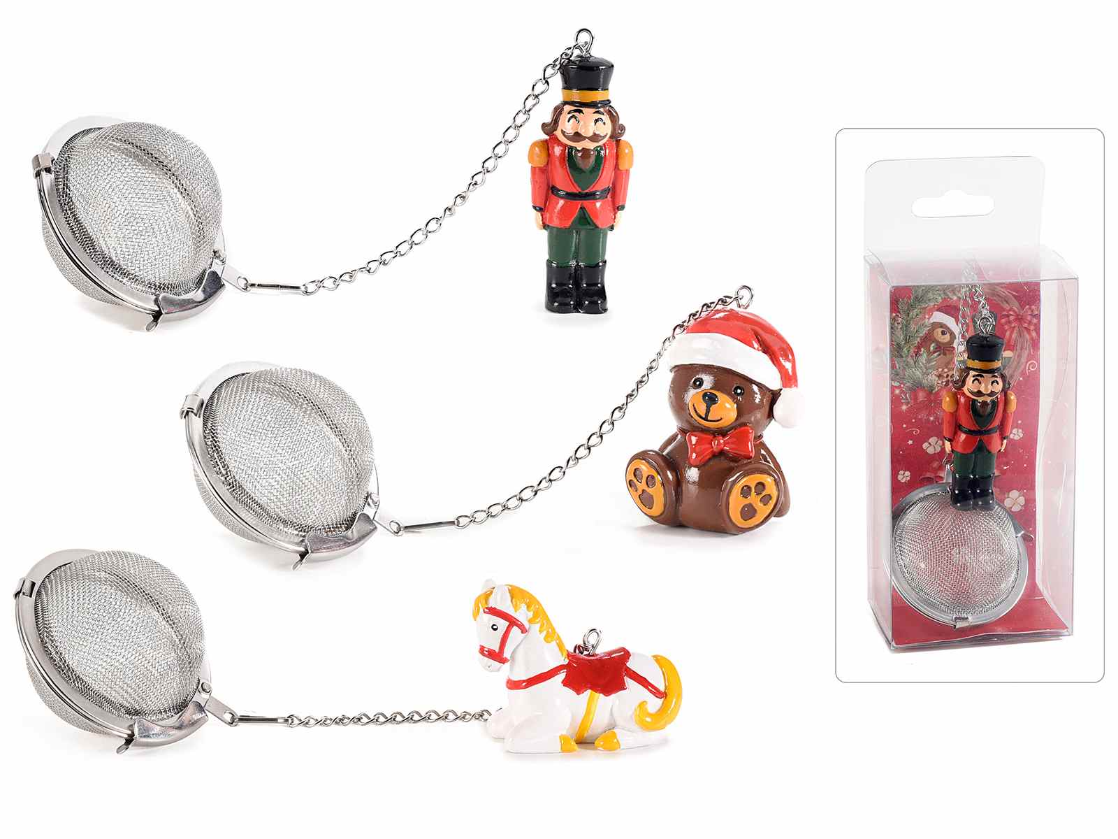 Infusore Acciaio Ciondolo Natalizio