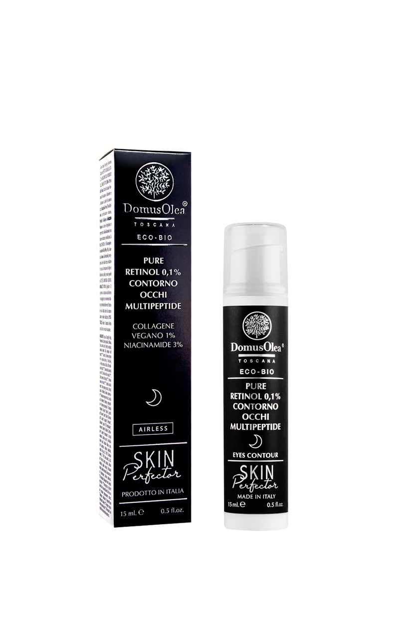 Domus Olea Toscana Pure Retinolo 0.1% contorno occhi multipeptide 15 ml