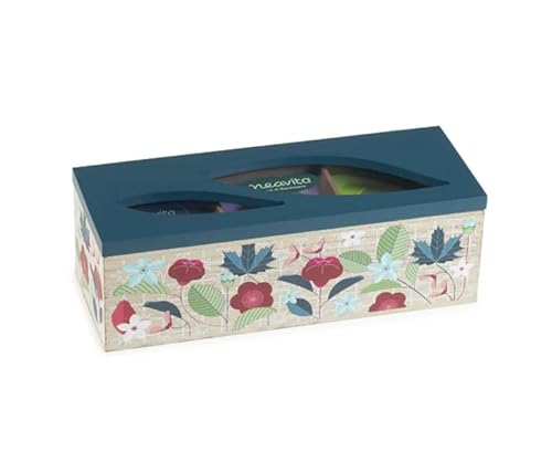 Neavita Cofanetto Legno BIO AZZURRO a 3 scomparti