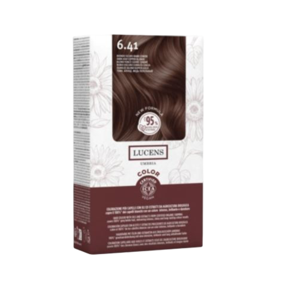 Lucens Umbria Villa Lodola Tinta per Capelli - Mogano Freddo 6.51