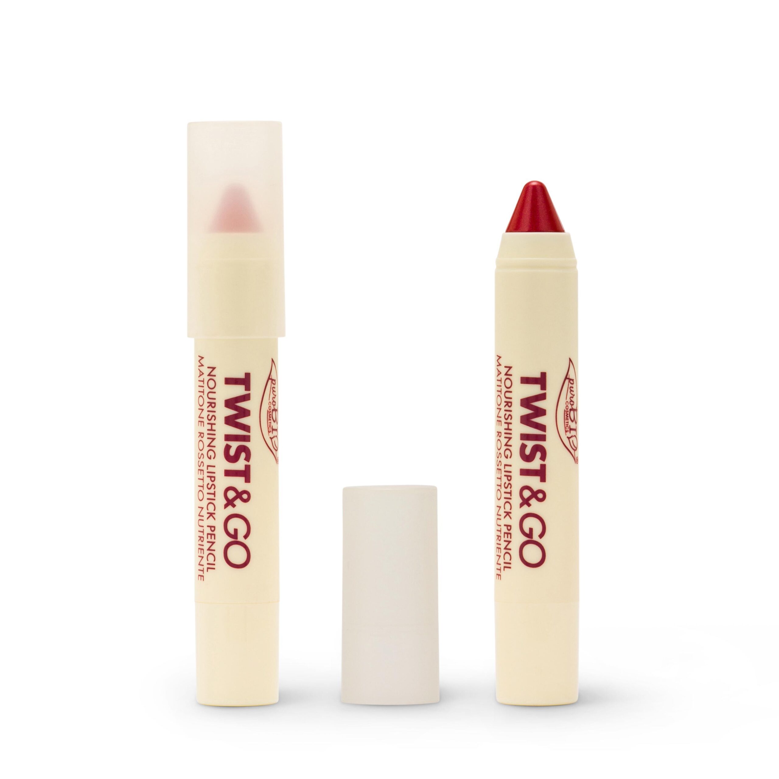 Purobio Twist & Go Matitone Rossetto Nutriente 505 Raspberry Red