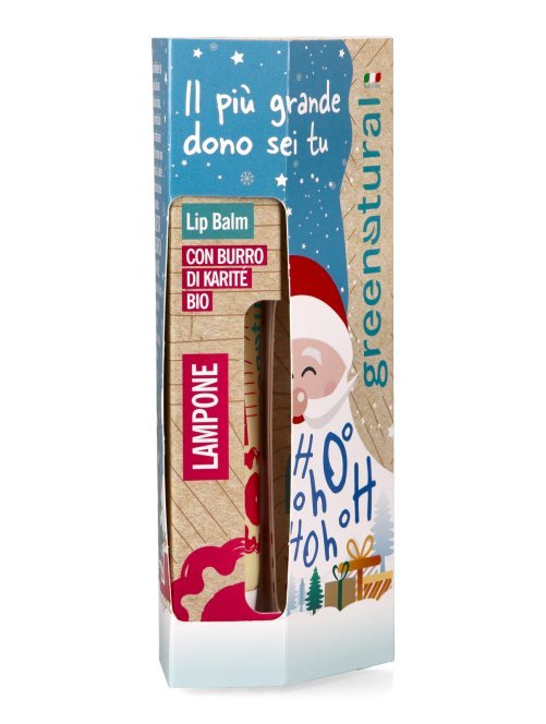 Green Natural Happy Babbo - Lip Balm Lampone