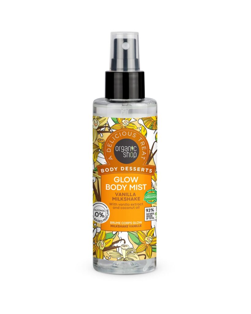 Organic Shop Body Mist Milkshake alla Vaniglia 200 ml