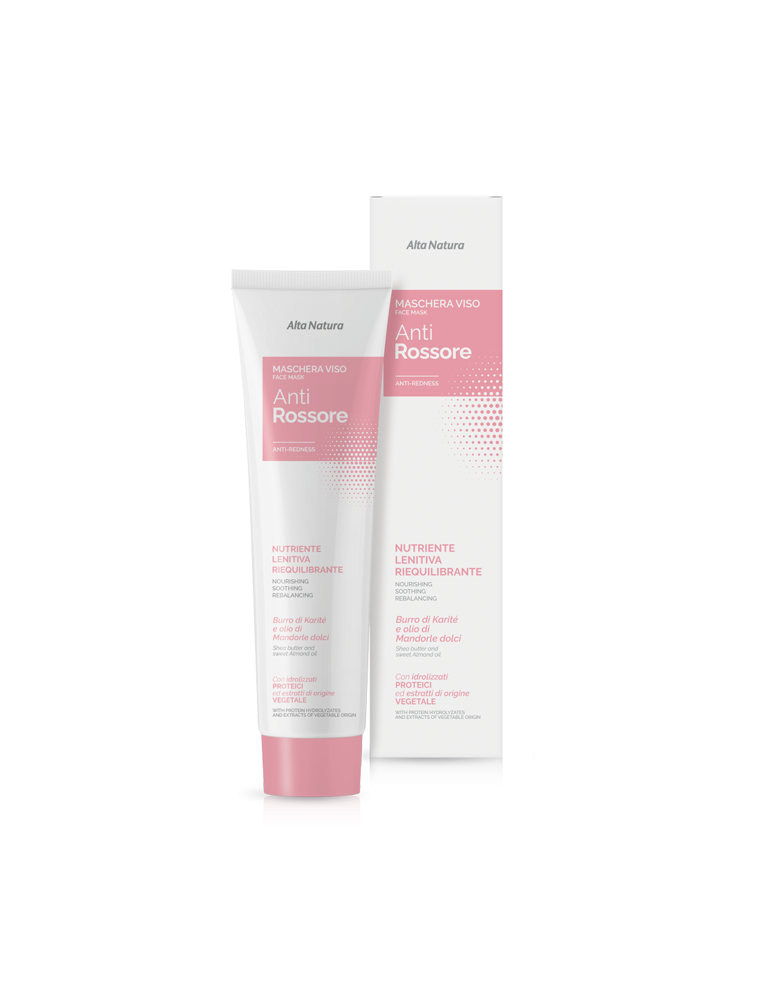 Alta Natura Maschera Viso Antirossore 75 ml