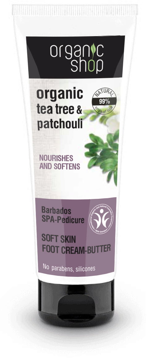 Organic Shop Burro Piedi Nutriente Tea Tree e Patchouli75ml