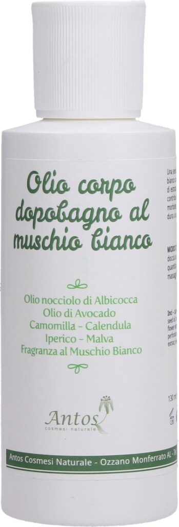 Antos Olio Corpo Dopobagno Muschio Bianco 130ml