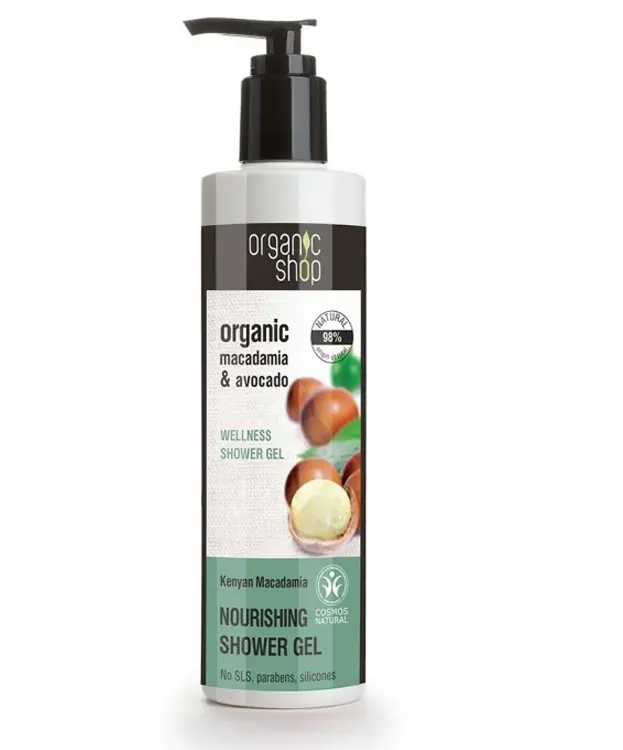 Organic Shop Gel doccia Idratante Macadamia e Avocado 280ml