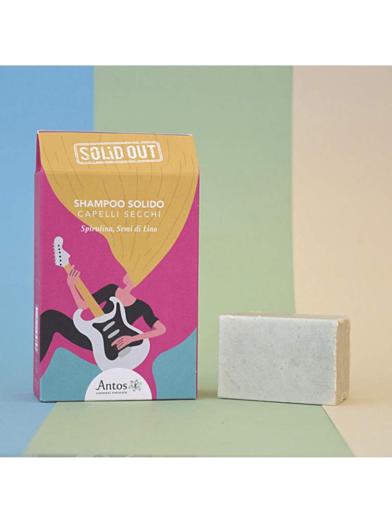 Antos Solid Out - Shampoo Solido Nutriente Capelli Secchi