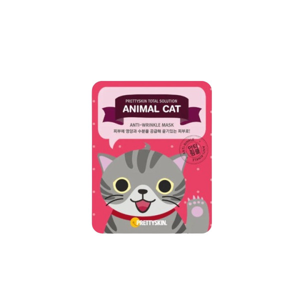Pretty Skin GATTO - Maschera Viso Antirughe Tessuto