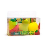 Puckator Set di 3 Spugnette per Trucco - Frutta Estiva