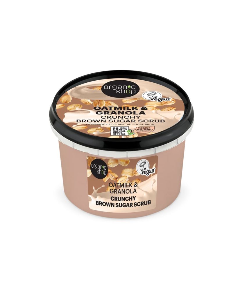 Organic Shop Scrub Corpo Oatmilk e Granola 250 ml