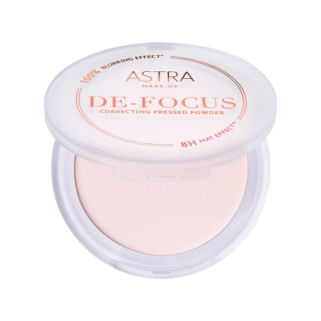 Astra DE-FOCUS Cipria Compatta Levigante/Correttiva - 02 Pink Frame