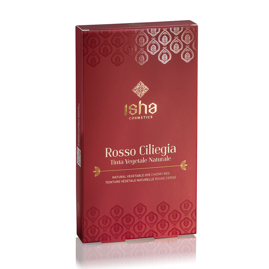 ISHA Cosmetics Hennè Rosso Ciliegia – Tinta Vegetale Naturale
