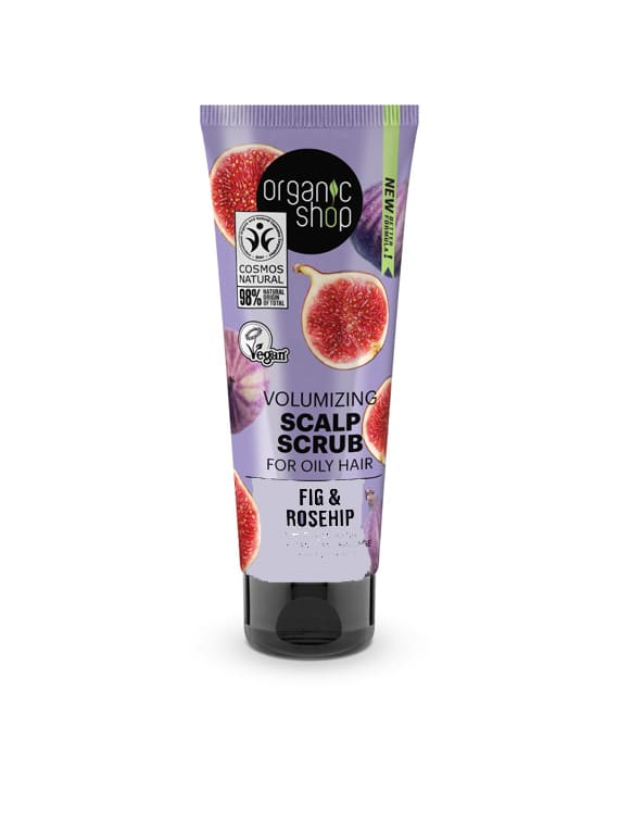 Organic Shop Scrub Cuoio Capelluto Rosa e Fichi 75 ml