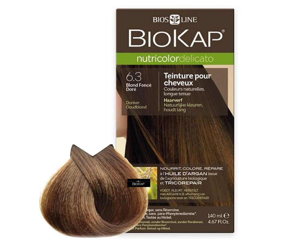 Biosline Biokap - Nutricolor Delicato 6.3 Biondo scuro Dorato 140ml