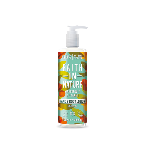 Faith In Nature - Lozione mani e corpo Pompelmo e Arancio 400 ml