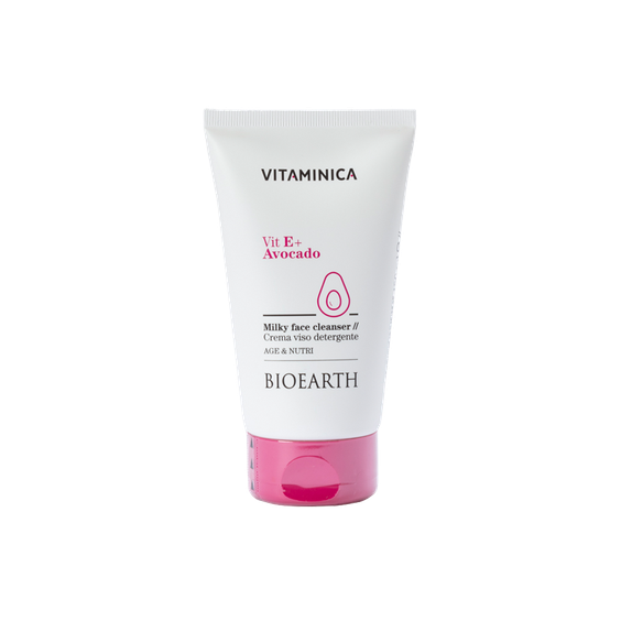 Bioearth Vitaminica – Crema Viso Detergente Vit E + Avocado