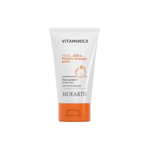 Bioearth Vitaminica – Scrub Viso Vit C, AHA + Sweet Orange Peel