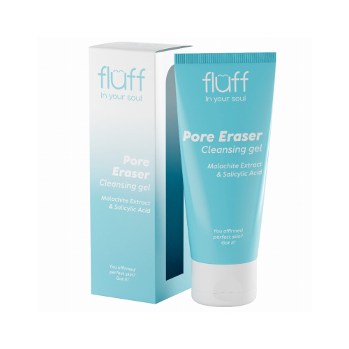 Fluff Gel Detergente Viso Levigante - Acido Salicilico ed estratto di Malachite 100ml