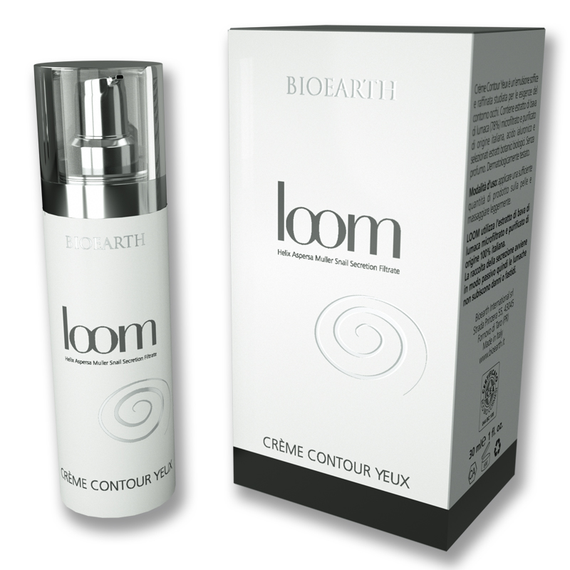 Bioearth Loom Crema Contorno occhi alla bava di lumaca - 30 ml
