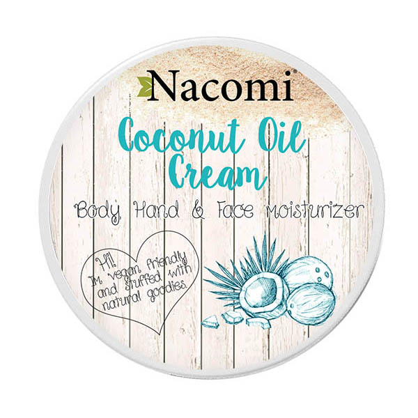 Nacomi Crema Idratante Viso Mani e Corpo al Cocco 100gr