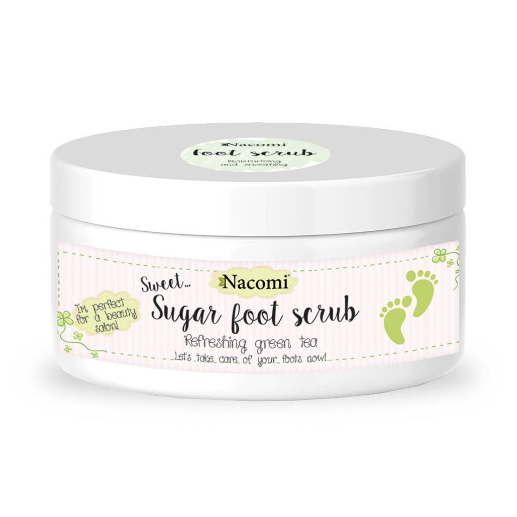 Nacomi Scrub Piedi naturale Refreshing Green Tea 125gr