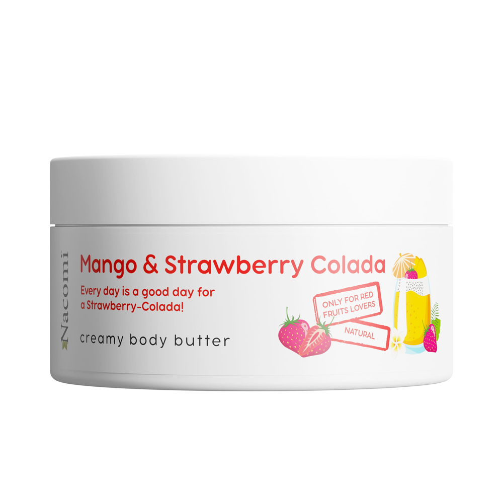 Nacomi Burro Corpo Cremoso - Mango & Strawberry Colada 100 ml