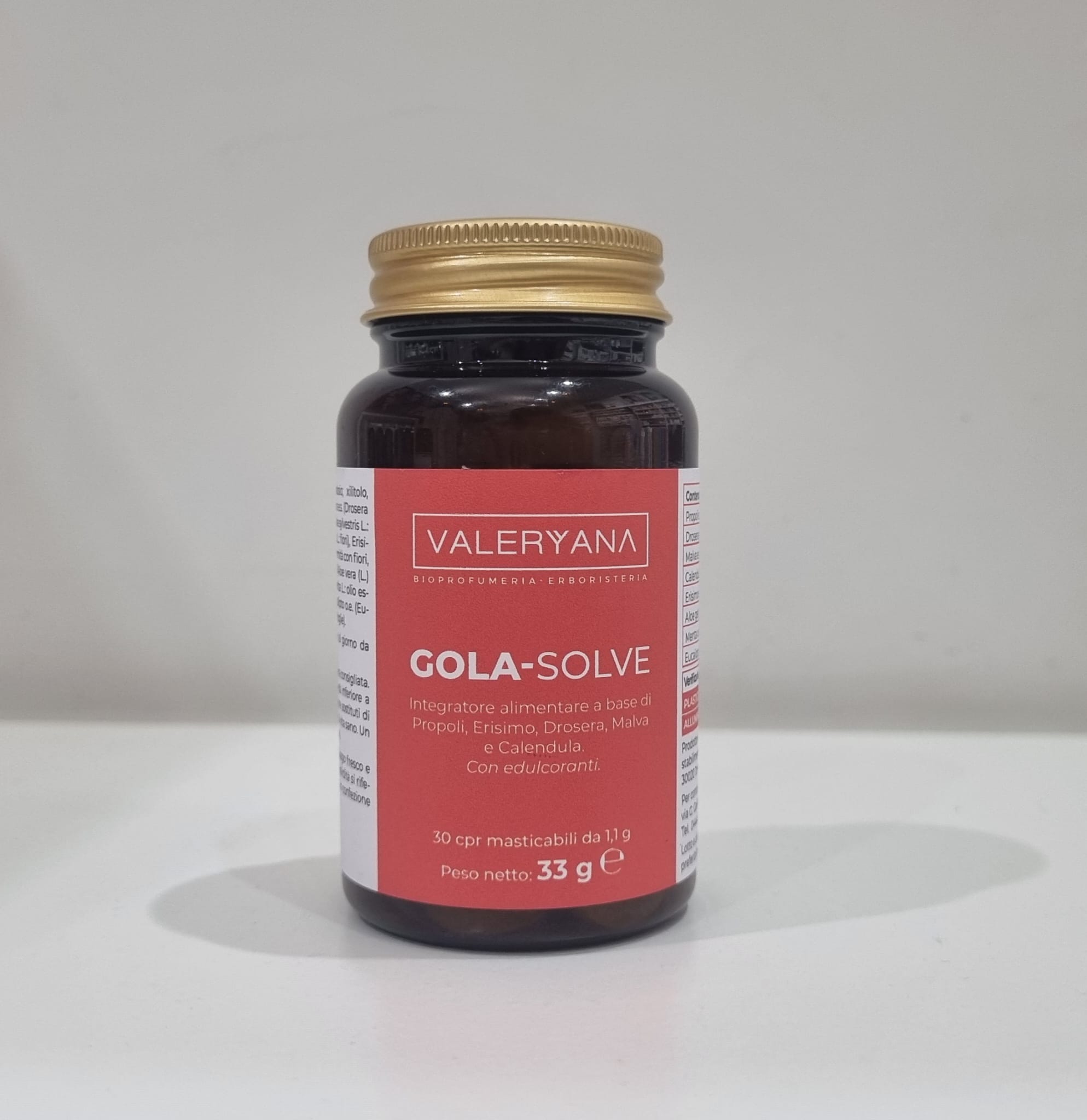 Eos Gola-Solve Valeryana 30 cpr Masticabili